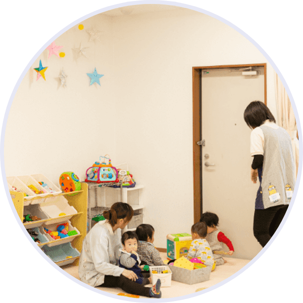 退勤(託児お迎え)イメージ
